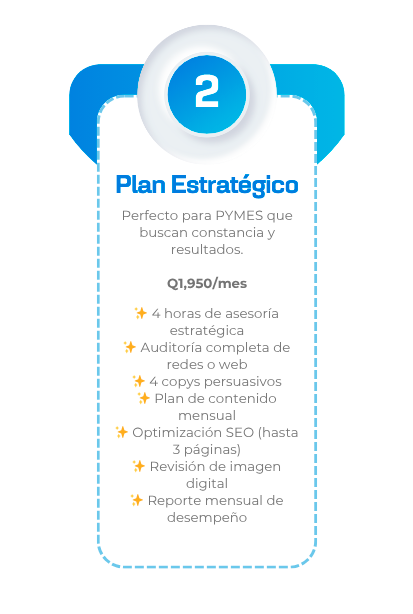 Plan Estratégico web recurso creativos
