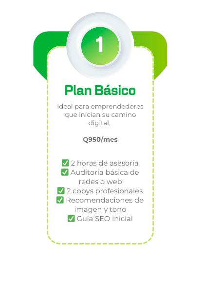 Plan básico web recurso creativos